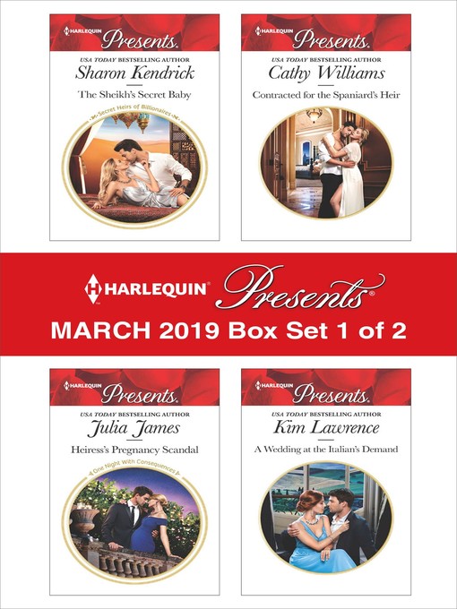 Title details for Harlequin Presents--March 2019--Box Set 1 of 2 by Sharon Kendrick - Wait list